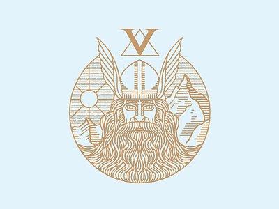 Fear the beard illustration valhalla viking