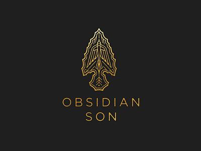 Obsidian Son mark arrowhead bird illustration