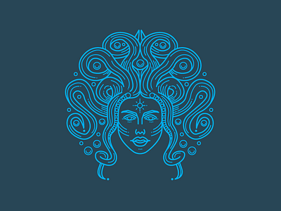 Octopus Woman illustration octopus woman