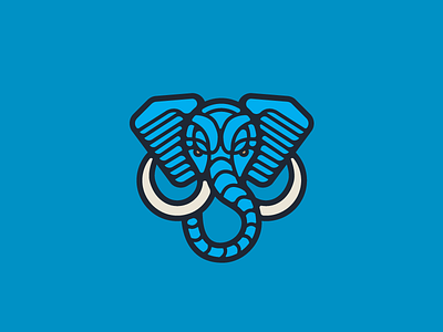 Elephant mark elephant illustration mark logo