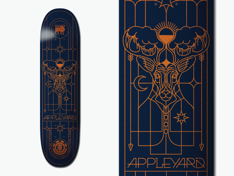 Element Skateboard   Mark Appleyard deck by Brian Steely on Dribbble