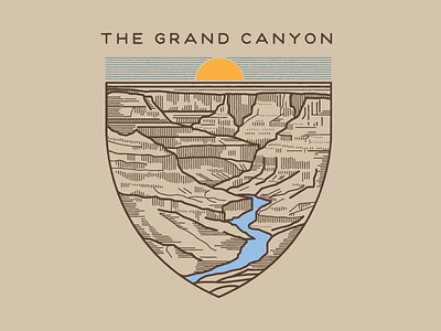 Sevenly The Grand Canyon grand canyon illustration national parks sevenly