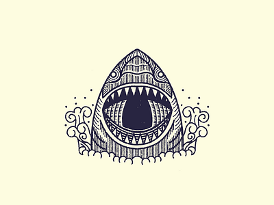 Shark Attack illustration shark