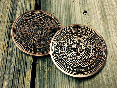 Phish Three-eyed Beaver Coin beaver coin illustration phish