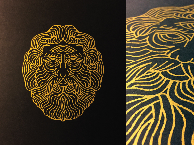 All-Knowing Zeus print by Brian Steely on Dribbble