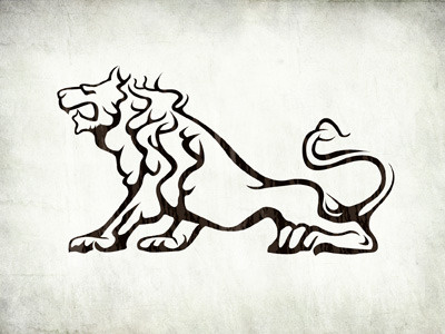 House On Fire Lion dub lion logo reggae vector