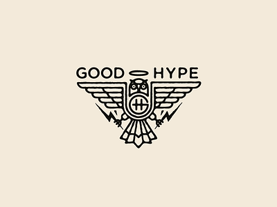 Good Hype Logo illustration logo mark owl