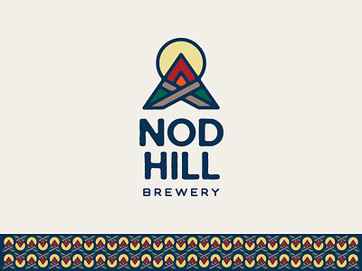 NOD HILL BREWERY beer brewery brewing logo mark