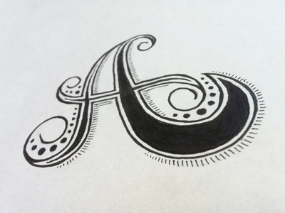 Letter A By Brian Steely On Dribbble