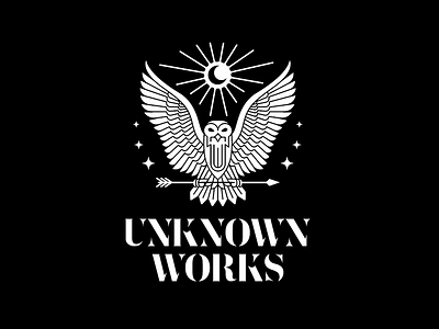 Unknown Works arrow moon owl sun