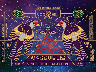 No Hill Carduelis beer bird brewery hops ufo