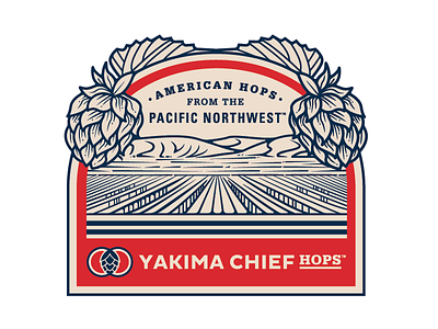 YaKima Chief Hops Illustration