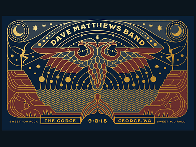 Dave Matthew Band Gorge poster