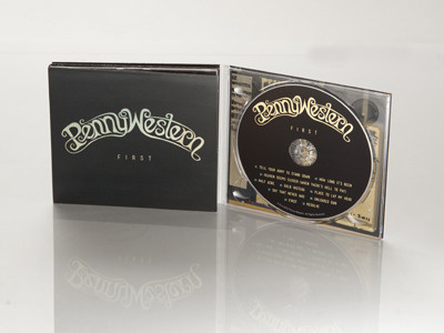 Penny Western CD Packaging cd custom packaging texture type typography