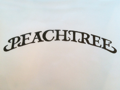 Peachtree Type Inked