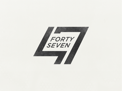Forty Seven Photography brandmark logo texture