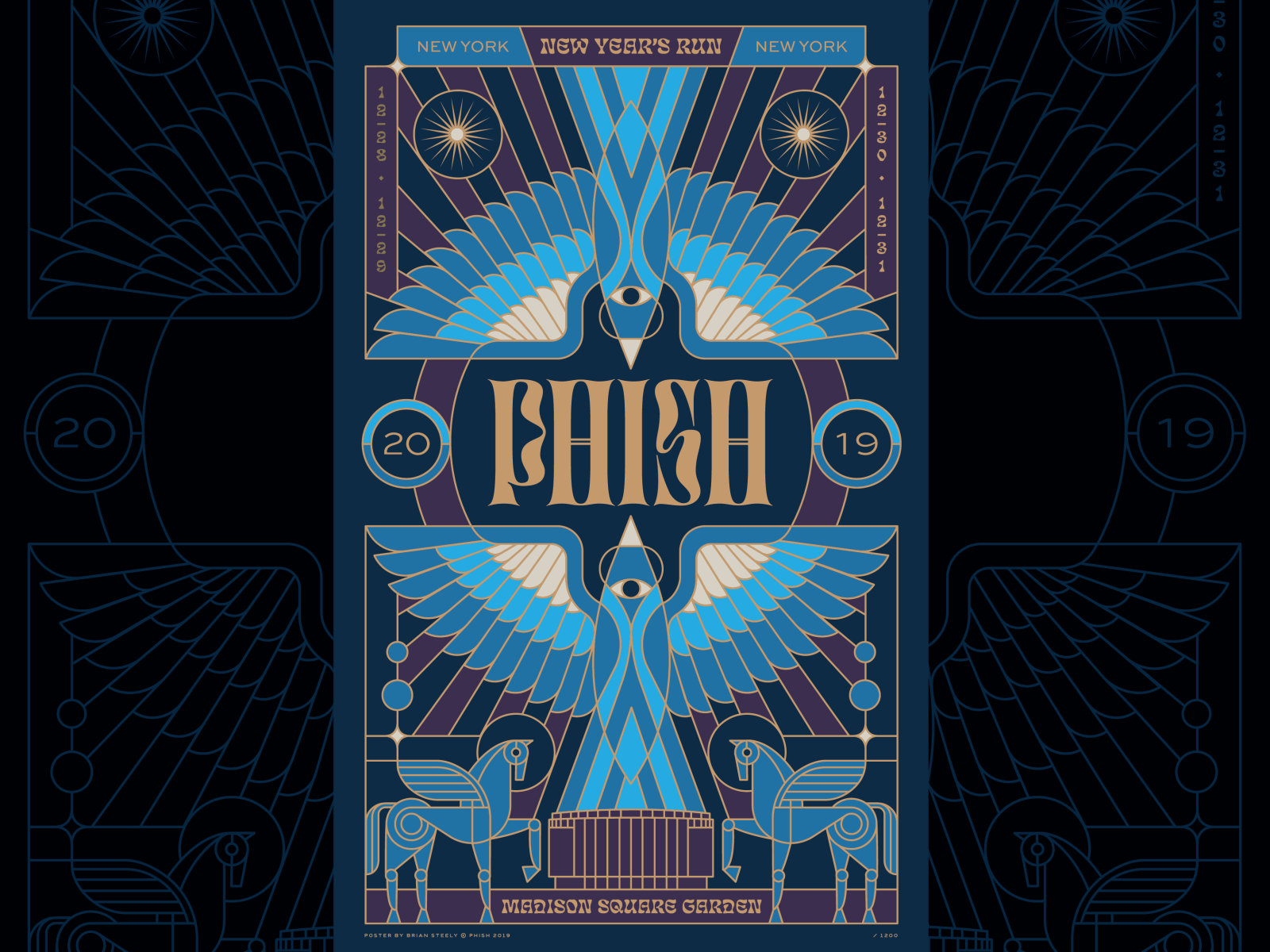 Phish Msg New Years Print By Brian Steely On Dribbble