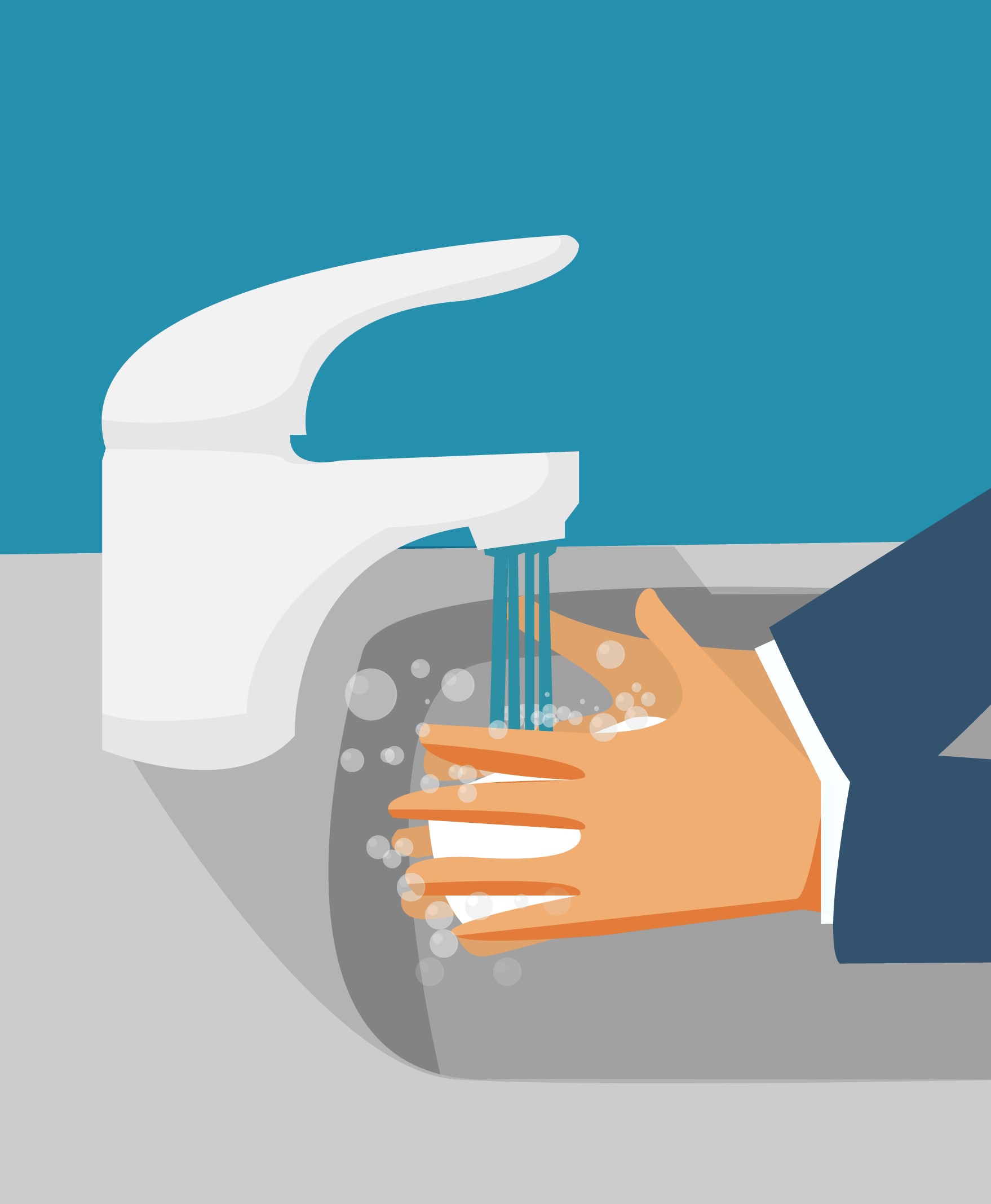 Мытье рук вектор