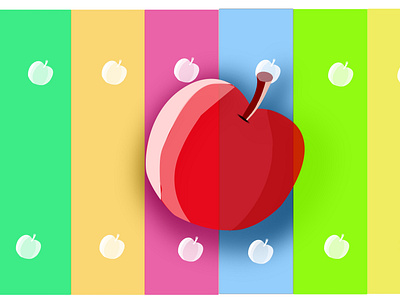 apple line art