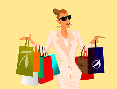 Shopping queen addiction bill credit famous female glamour lifestyle money perfectionist rich shopaholic shopping spend wasted woman