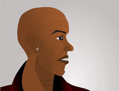 the rapper adult afro black campaign community hiphop illustration man minimal musician rapper