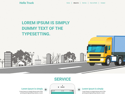 Website Design for Goods Shipment