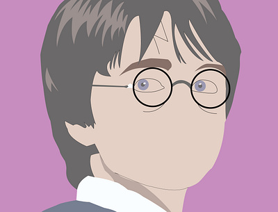 Harry Potter Vector Portrait digital illustration illustration portrait portrait art vector vector art vector illustration vector portrait