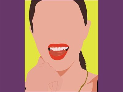 Selena Gomez Vector Portrait dribbble flat illustration illustration illustration art minimal minimalist portrait vector art vector illustration vector portrait