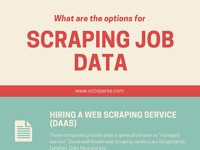 web scraping job postings