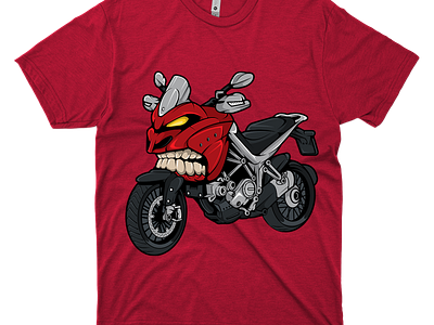 Motorcycles T-Shirt Design Concept