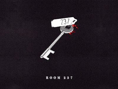 Room 237 collage horror key podcast title
