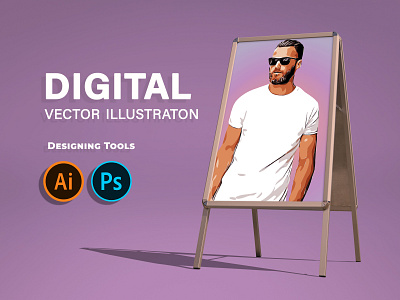 Digital Vector Art and illustration Mockup art direction avatar avatardesign branding design digital art digital illustration graphics illustration mockup vectorart