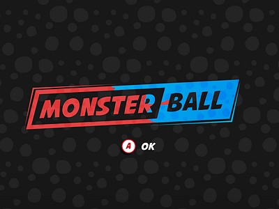 Monster Ball Logo branding logo videogame