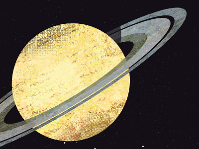 saturn astronomy illustration planets science solar system space texture