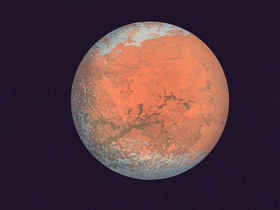 mars astronomy illustration planets science solar system texture