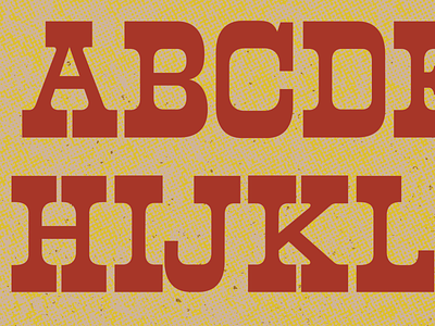 alphabet specimen poster type type design wood type