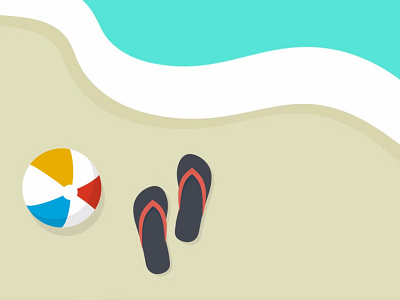 relax! ball beach sandals surf water
