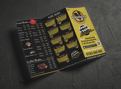 Menu Card Design adobe adobe illustrator adobe indesign adobe photoshop brand design branding design graphic design ico icon illustration illustrator logo logo design logo minimal menu card modern logo restaurant card design ui