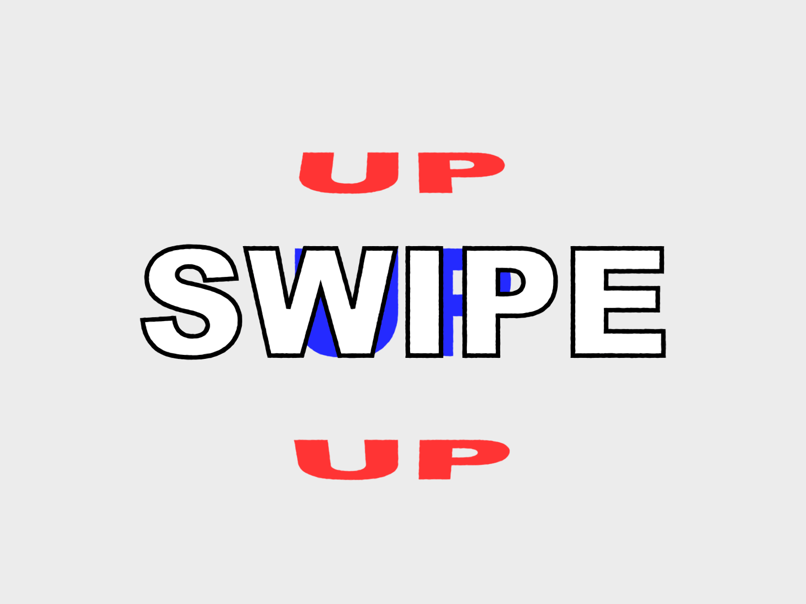 Swipe Up Instagram Sticker by Tomasz Gąsior on Dribbble