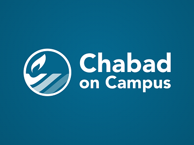 Chabad On Campus - Logo blue branding campus chabad chabad on campus coci community identity jewish logo menorah