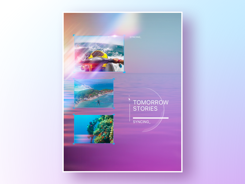 Future is Now stories screen concept