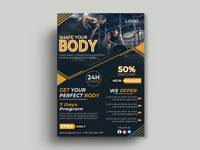 Gym Flyer designs, themes, templates and downloadable graphic elements on  Dribbble
