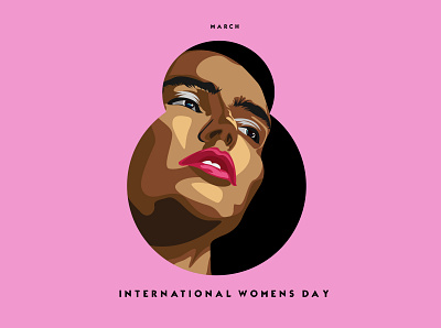 Womens day Poster art design flat graphic design illustration illustrator logo ui vector