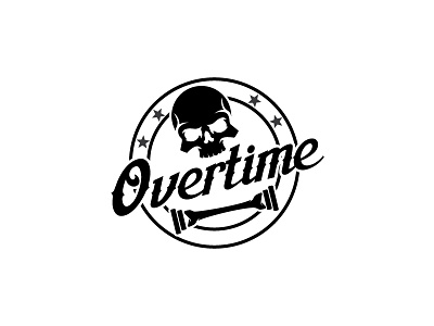 OVERTIME 3 branding design illustration illustrator logo retro vector vintage