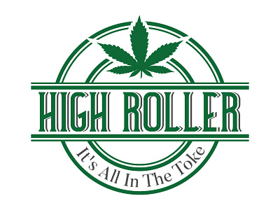 High Roller brand identity branding design illustration illustrator logo minimal retro vector vintage