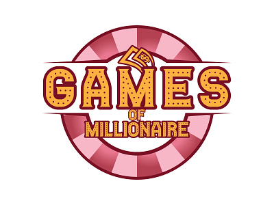 Games of Millionaire art brand identity branding design icon illustration illustrator logo minimal vector