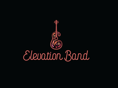 Elevation Band branding design graphic design illustration illustrator logo minimal music vector