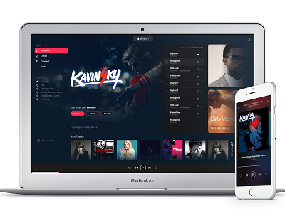 Apple Music redesign: Welcome Screen v.3 app apple desktop fullscreen ios iphone itunes music player spotify streaming