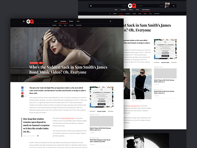 GQ Global: Article page concept