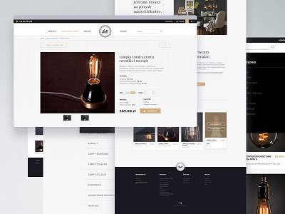 ByLight 2.0 commerce design elegant fashion flat lighting online responsive shop startup store